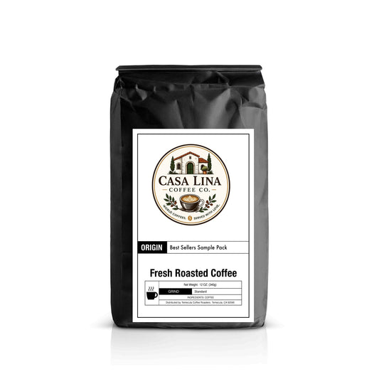 Best Sellers Sample Pack: 6Bean, Cowboy, Breakfast, Peru, Mexico, Bali